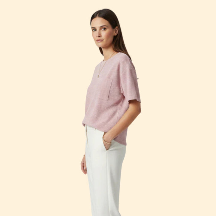 Women’s Casual T-Shirt with Front Pocket