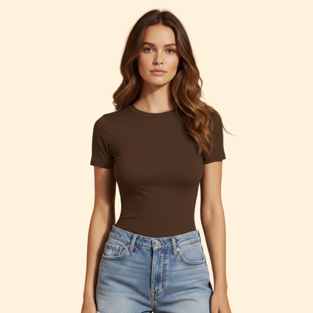 Women’s Casual T-shirt with Fitted Style