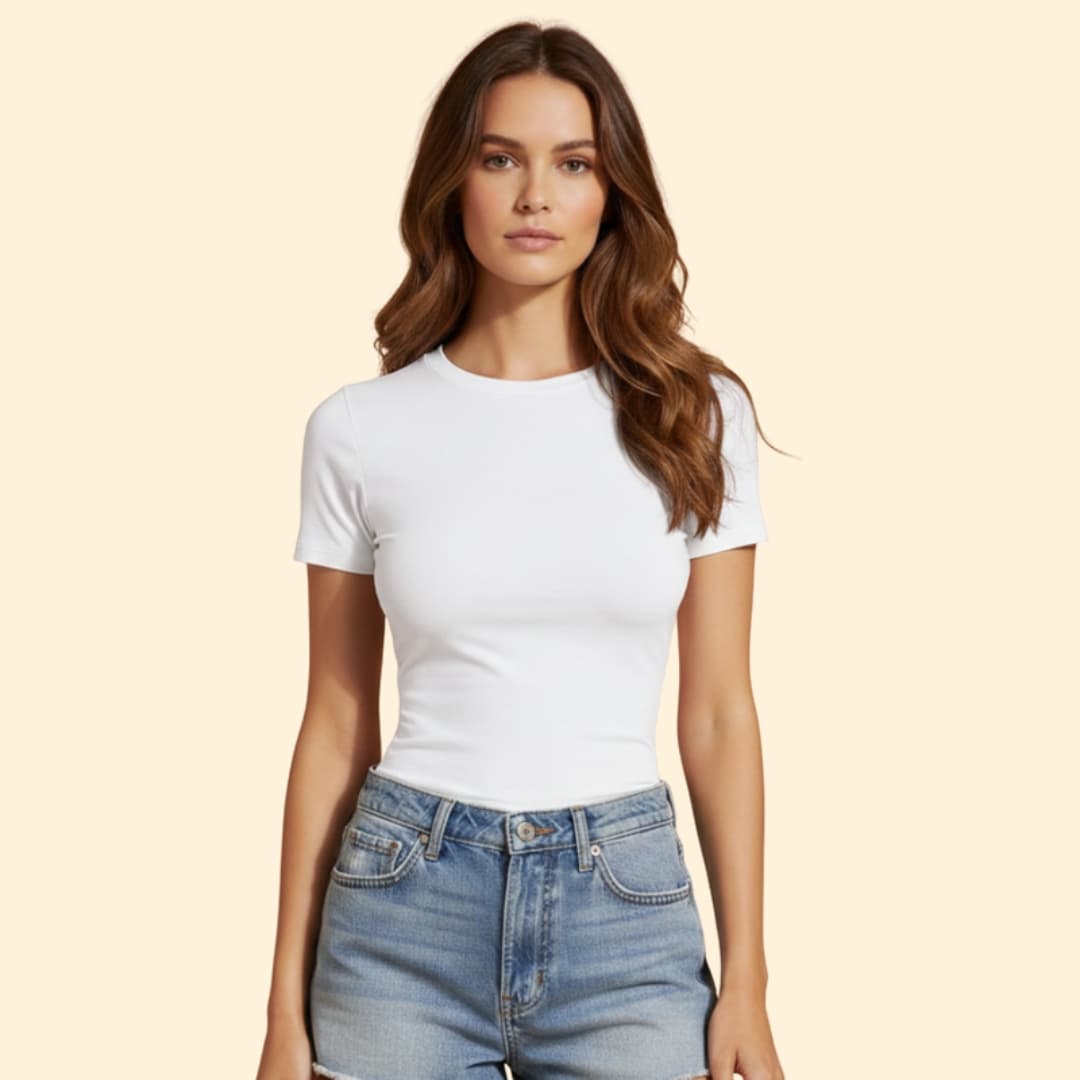 Women’s Casual T-shirt with Fitted Style