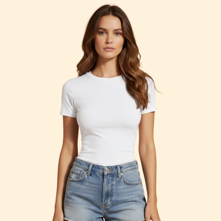 Women’s Casual T-shirt with Fitted Style