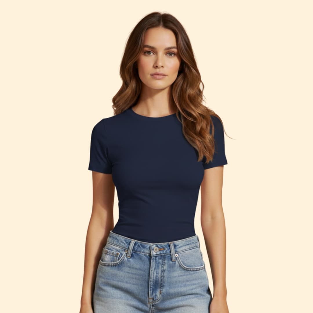 Women’s Casual T-shirt with Fitted Style