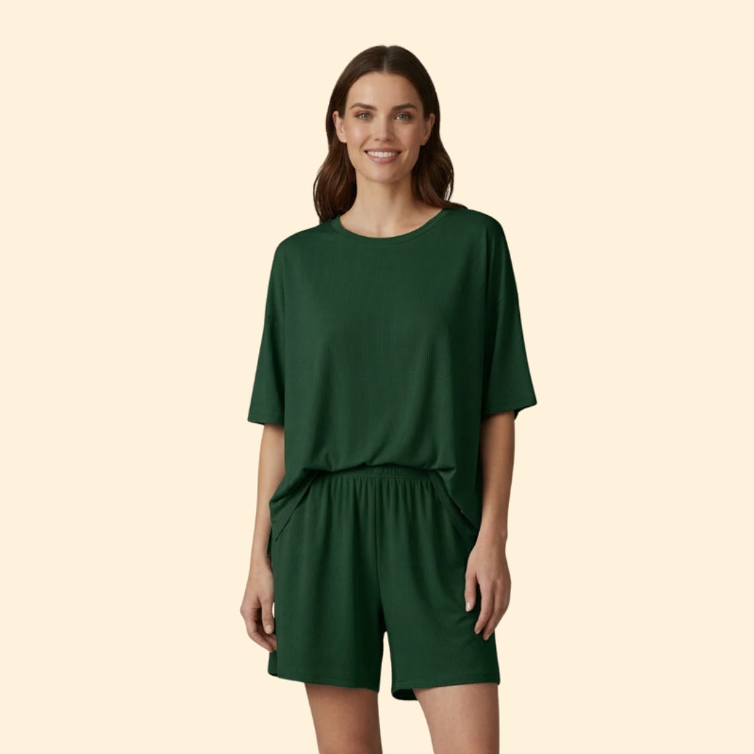 Women’s Casual Top with Matching Shorts