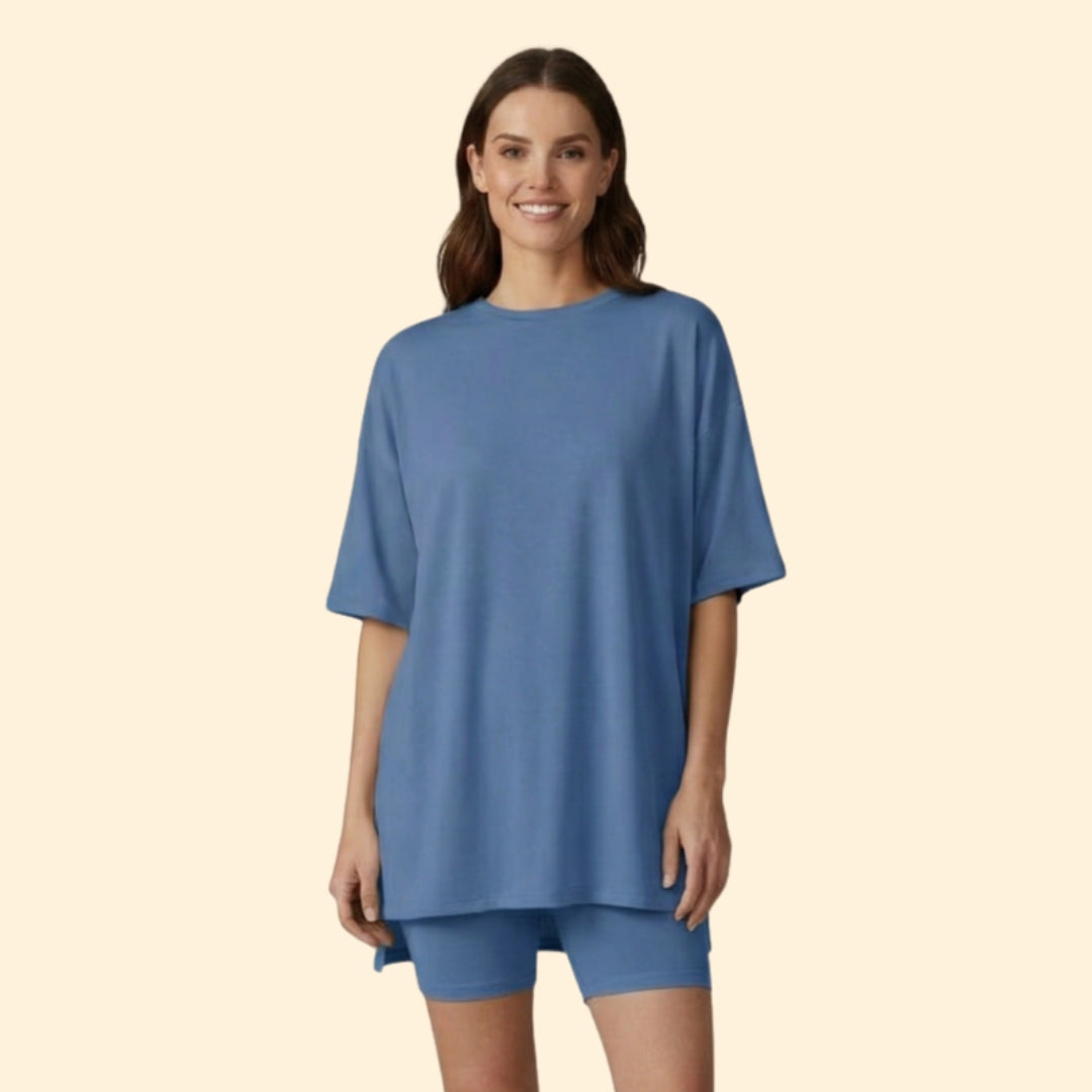 Women’s Casual Top with Matching Shorts