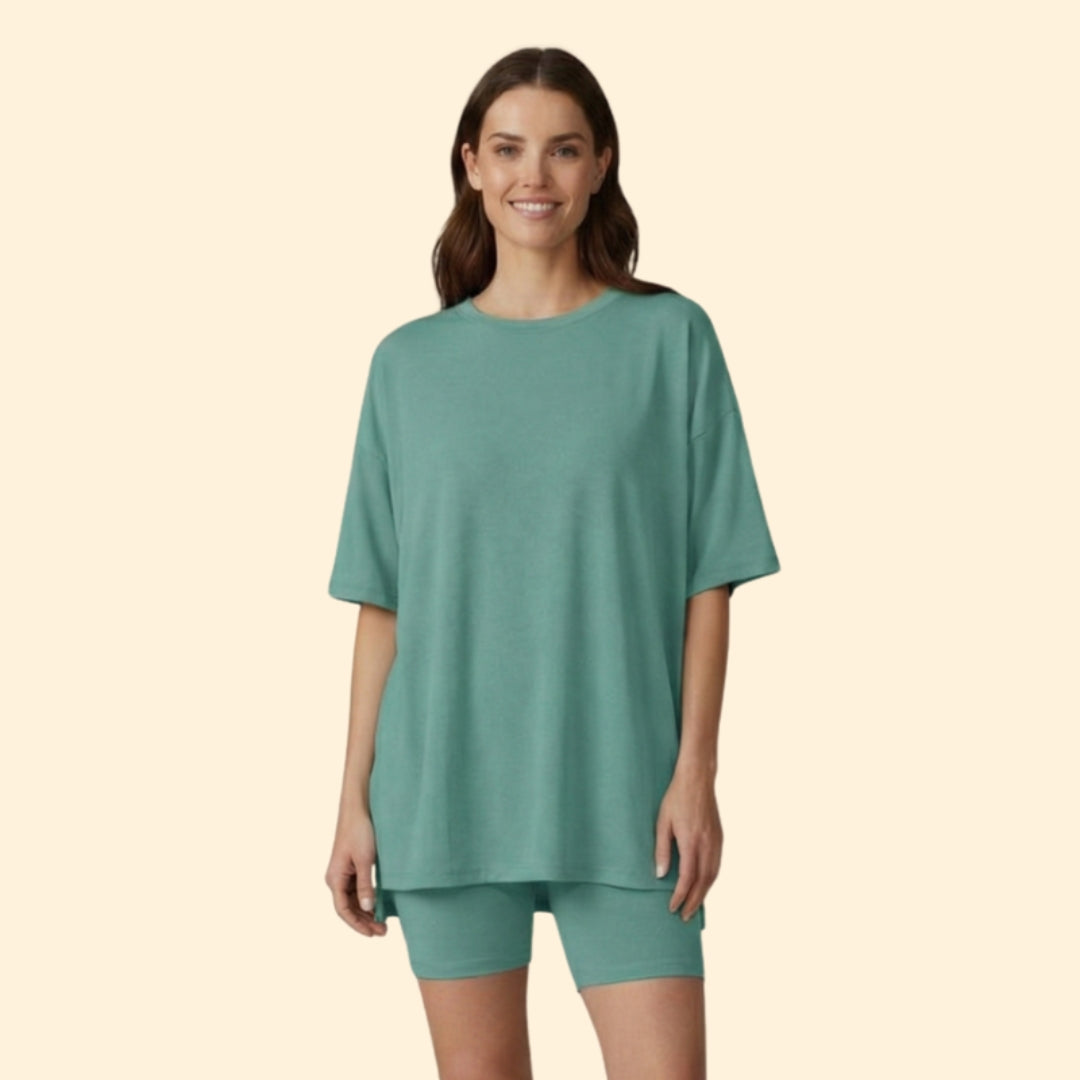 Women’s Casual Top with Matching Shorts