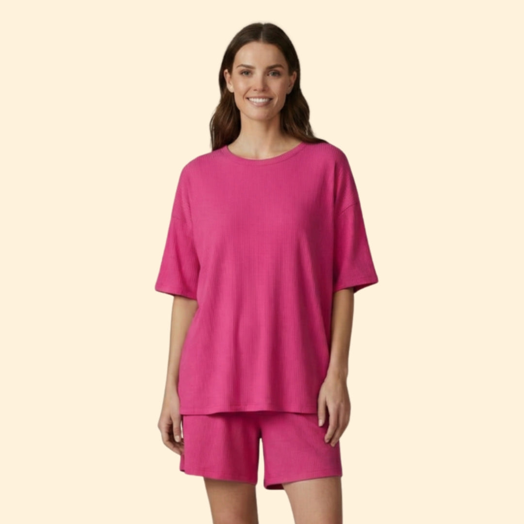 Women’s Casual Top with Matching Shorts