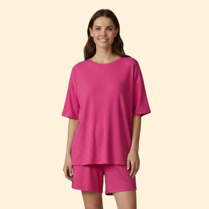 Women’s Casual Top with Matching Shorts