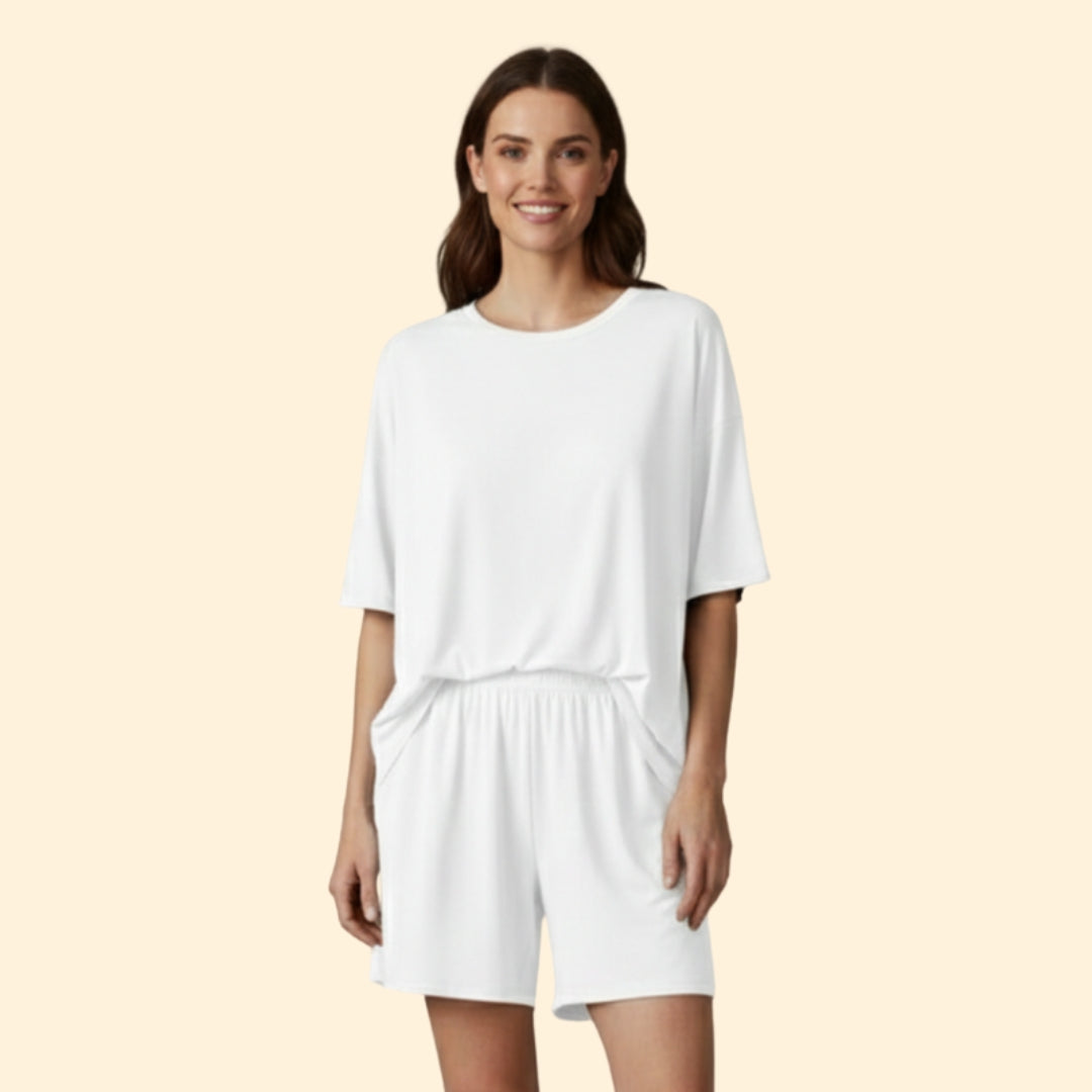 Women’s Casual Top with Matching Shorts