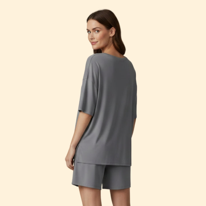 Women’s Casual Top with Matching Shorts