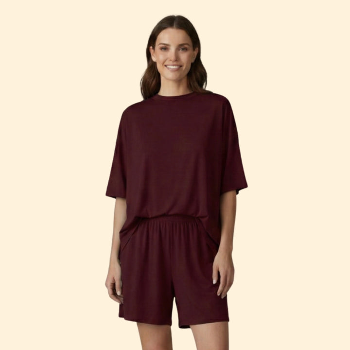 Women’s Casual Top with Matching Shorts