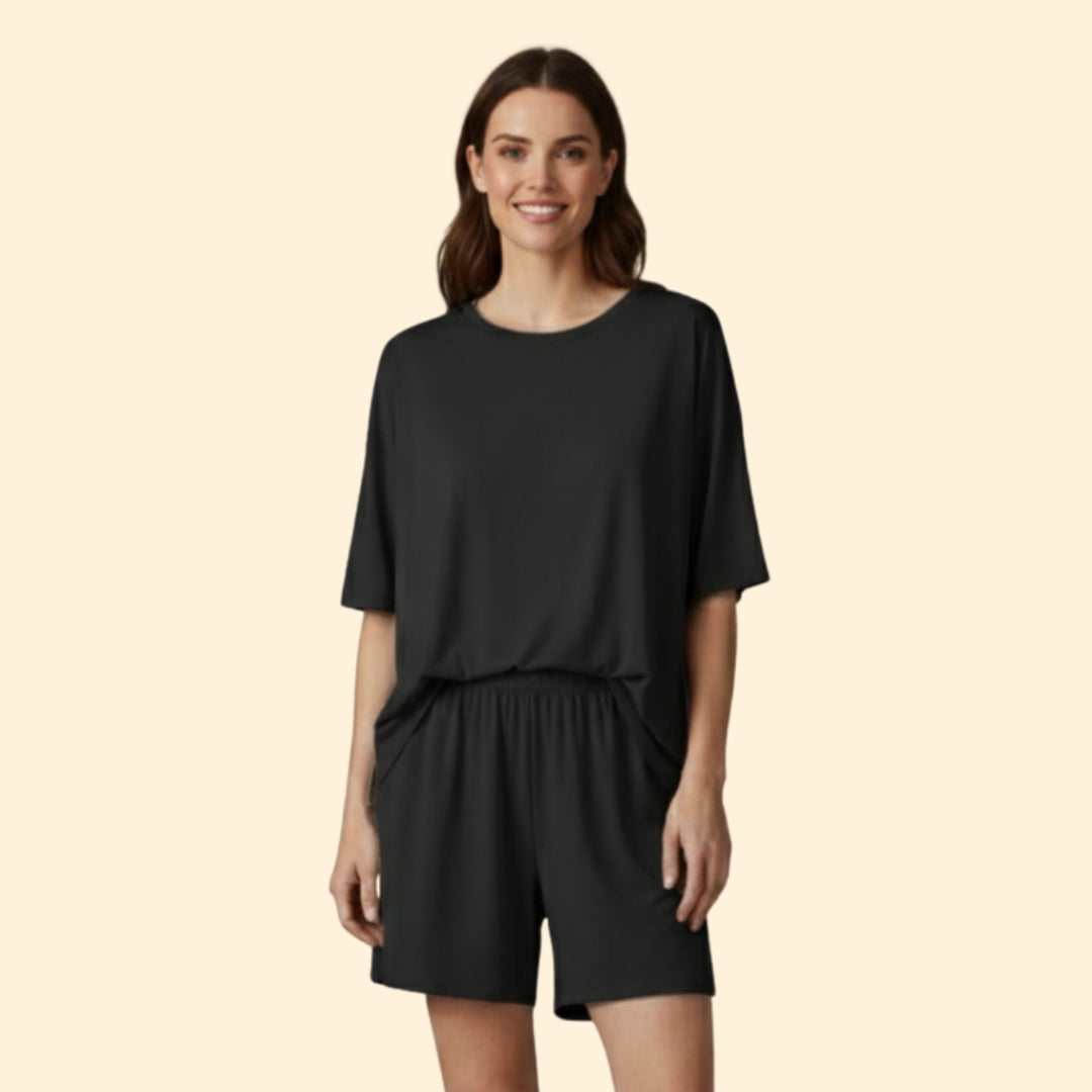 Women’s Casual Top with Matching Shorts