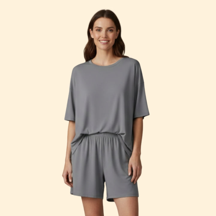 Women’s Casual Top with Matching Shorts