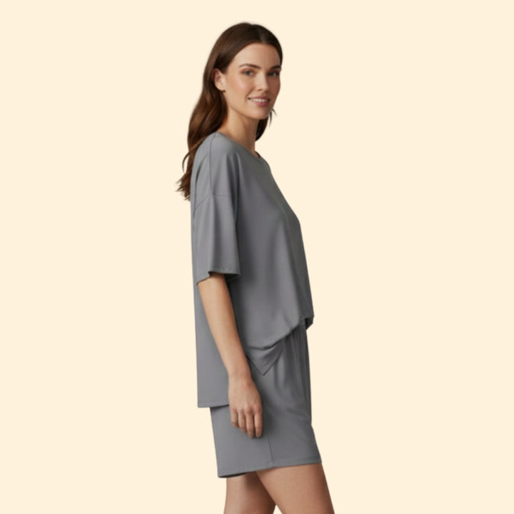 Women’s Casual Top with Matching Shorts