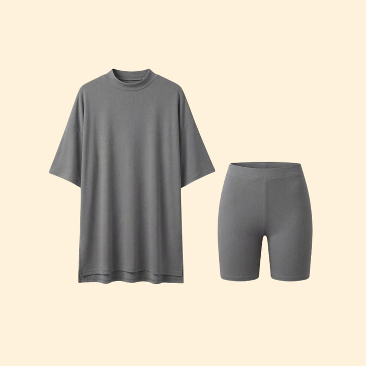 Women’s Casual Top with Matching Shorts