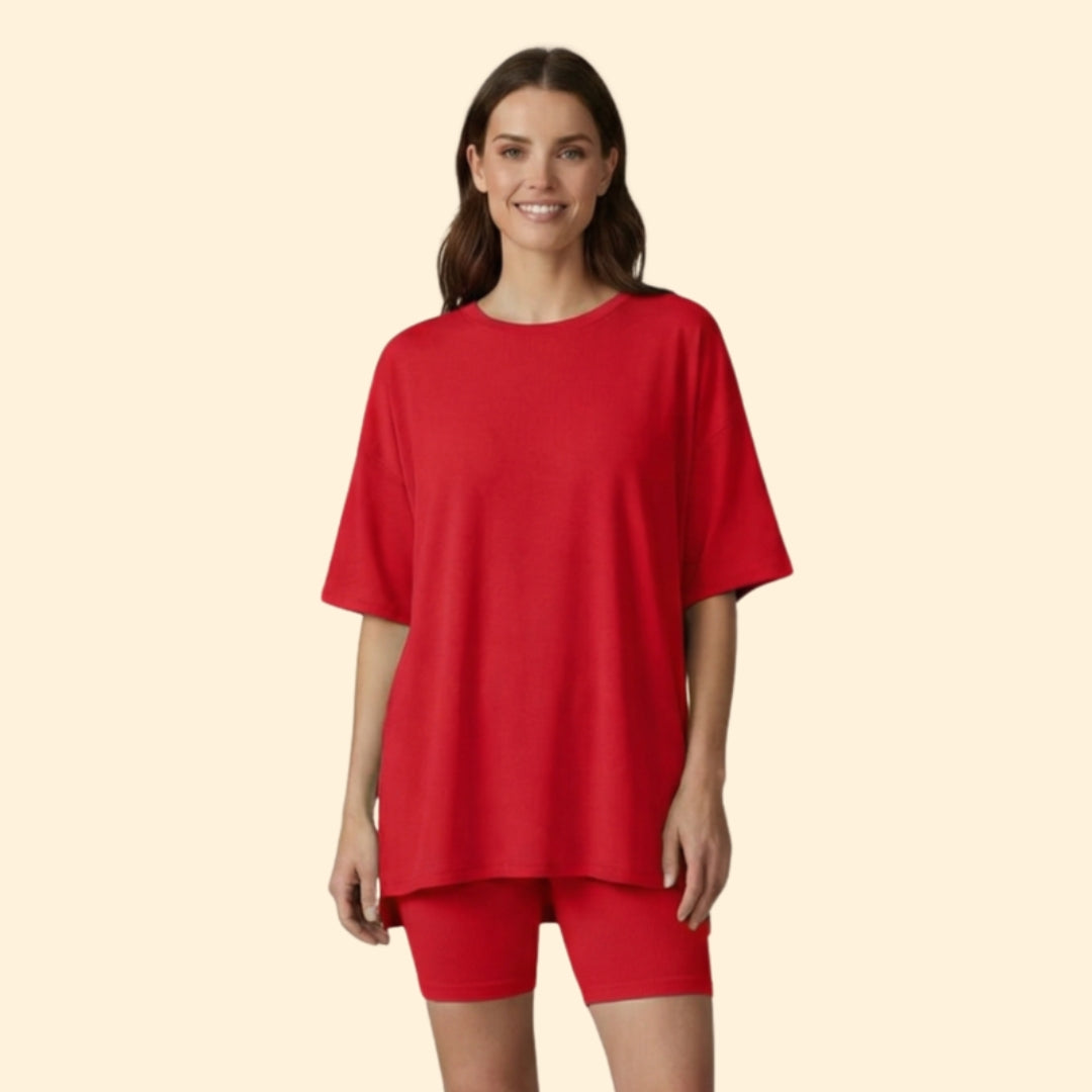 Women’s Casual Top with Matching Shorts