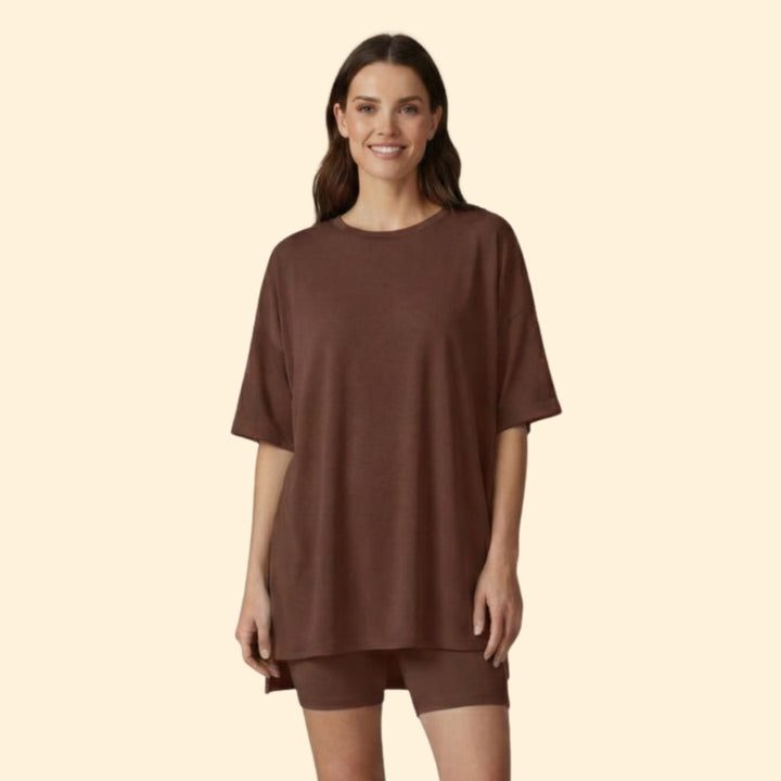 Women’s Casual Top with Matching Shorts