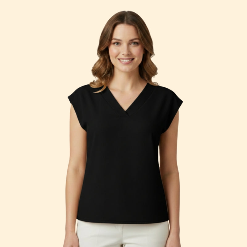 Women’s Casual Top with V-Neck