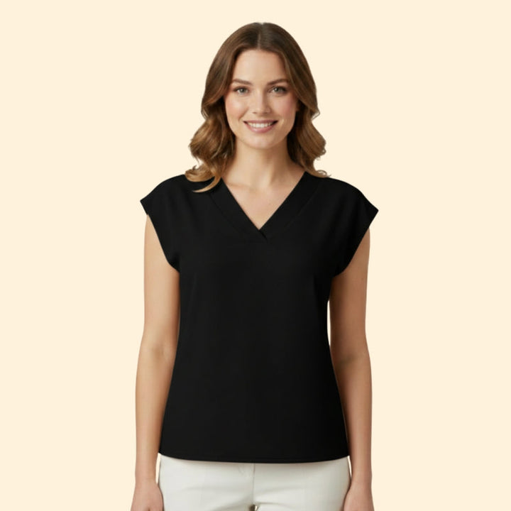 Women’s Casual Top with V-Neck