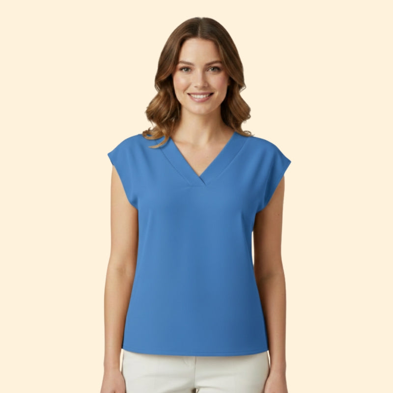 Women’s Casual Top with V-Neck