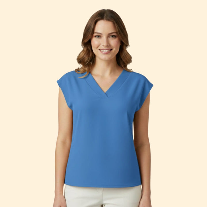 Women’s Casual Top with V-Neck