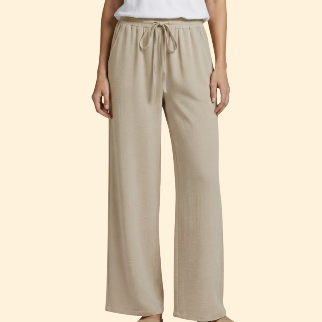 Women’s Casual Trousers with Elastic Waistband