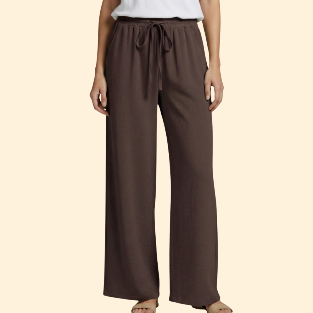 Women’s Casual Trousers with Elastic Waistband