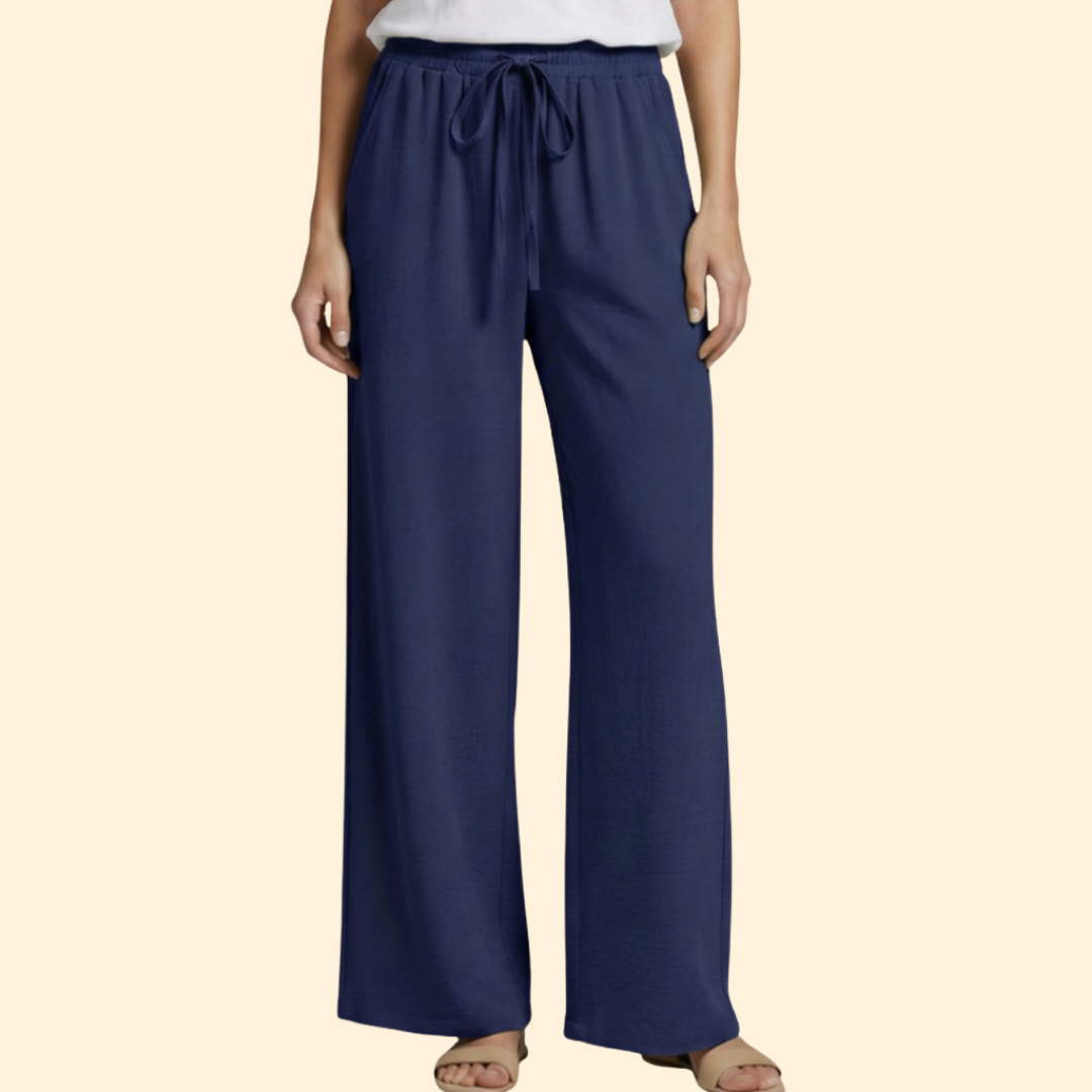 Women’s Casual Trousers with Elastic Waistband