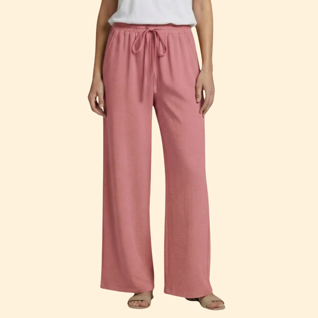 Women’s Casual Trousers with Elastic Waistband