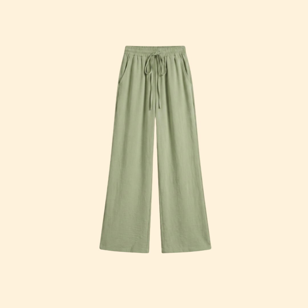 Women’s Casual Trousers with Elastic Waistband