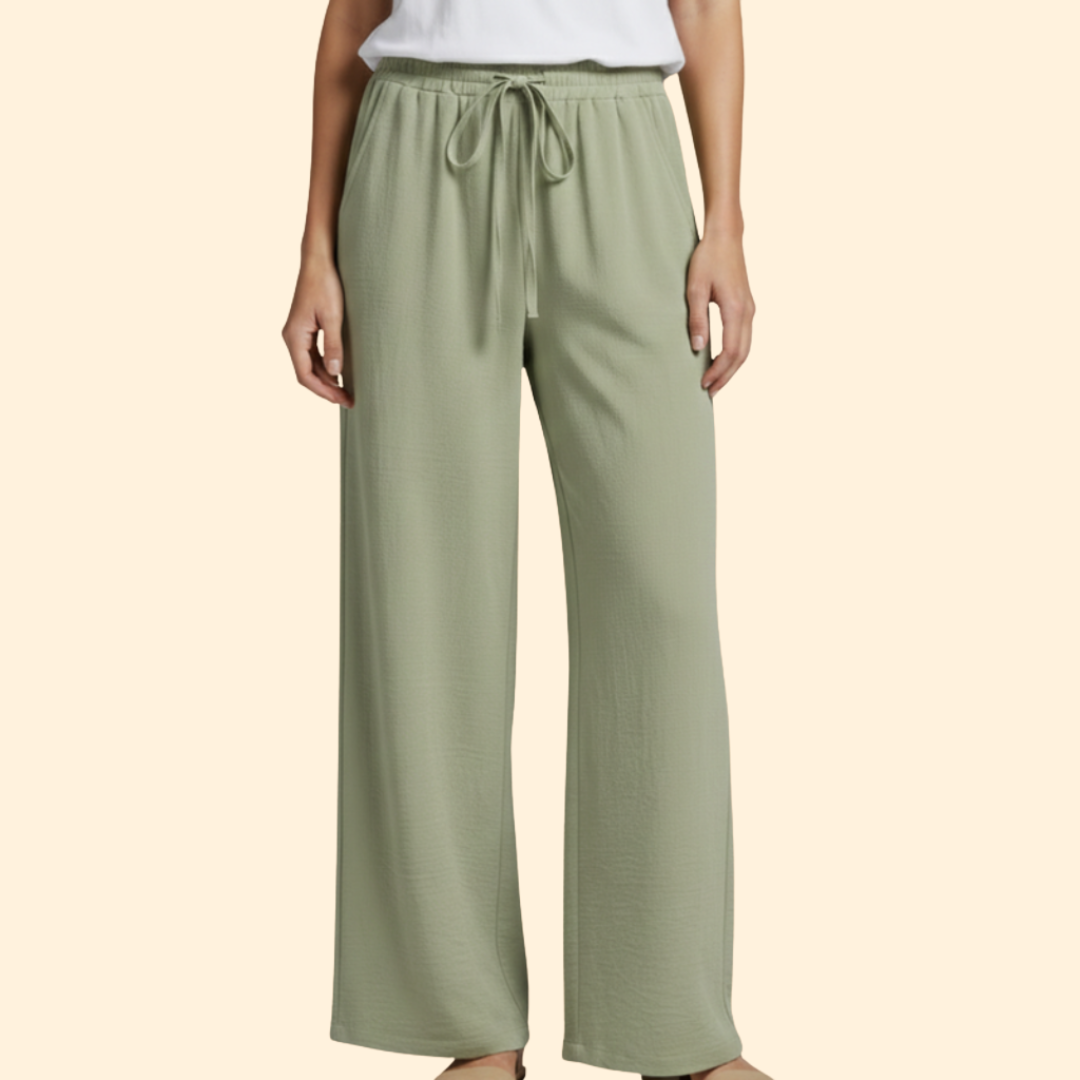 Women’s Casual Trousers with Elastic Waistband