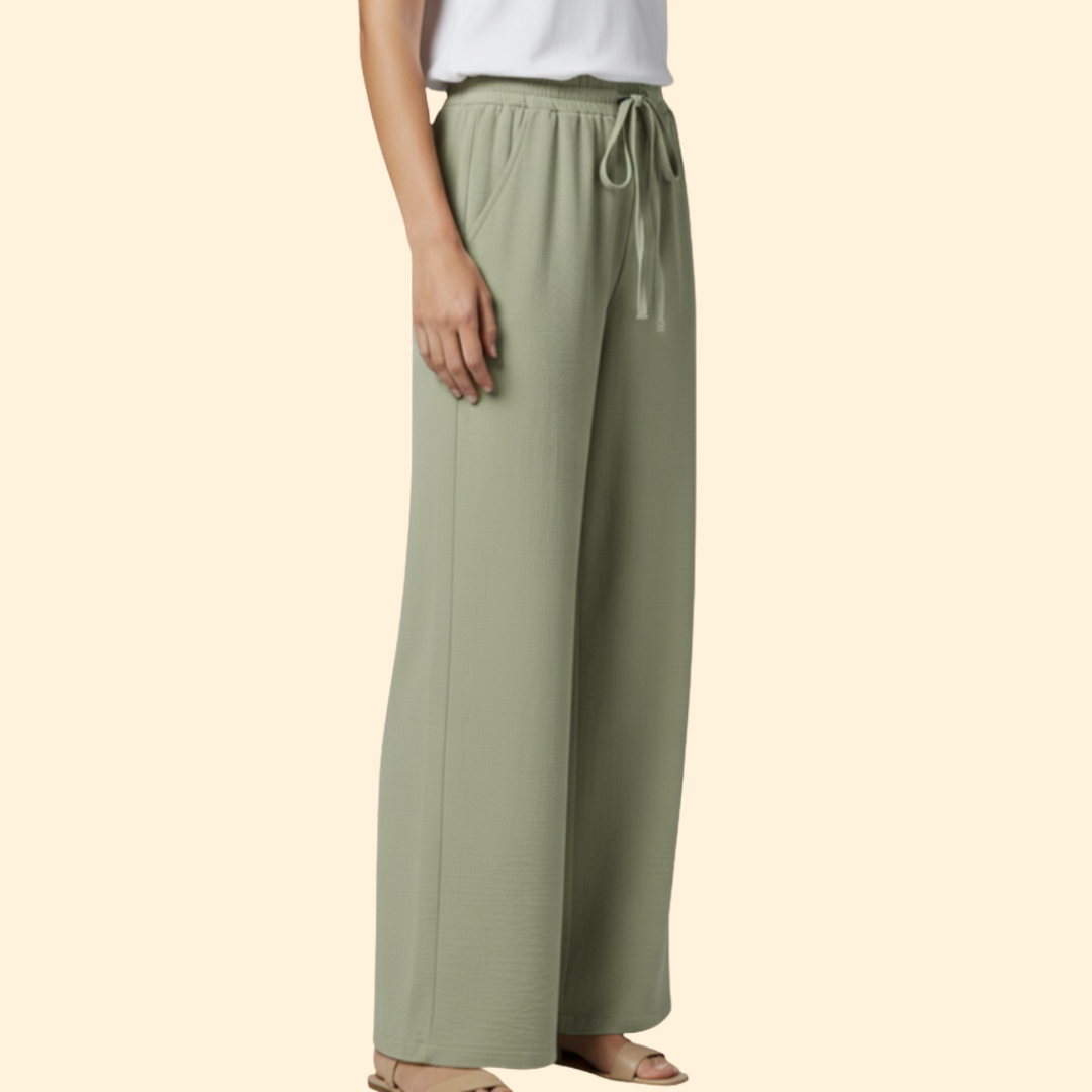 Women’s Casual Trousers with Elastic Waistband