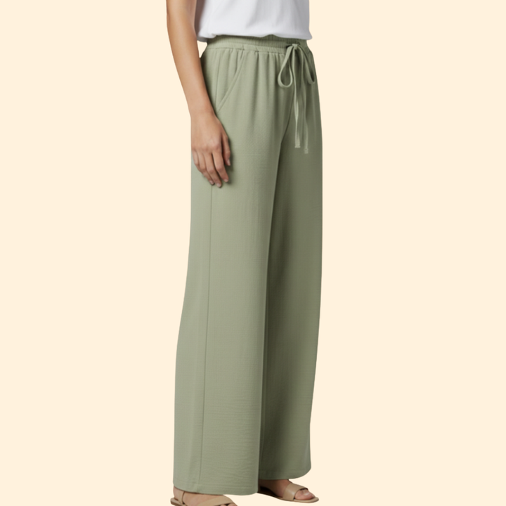 Women’s Casual Trousers with Elastic Waistband