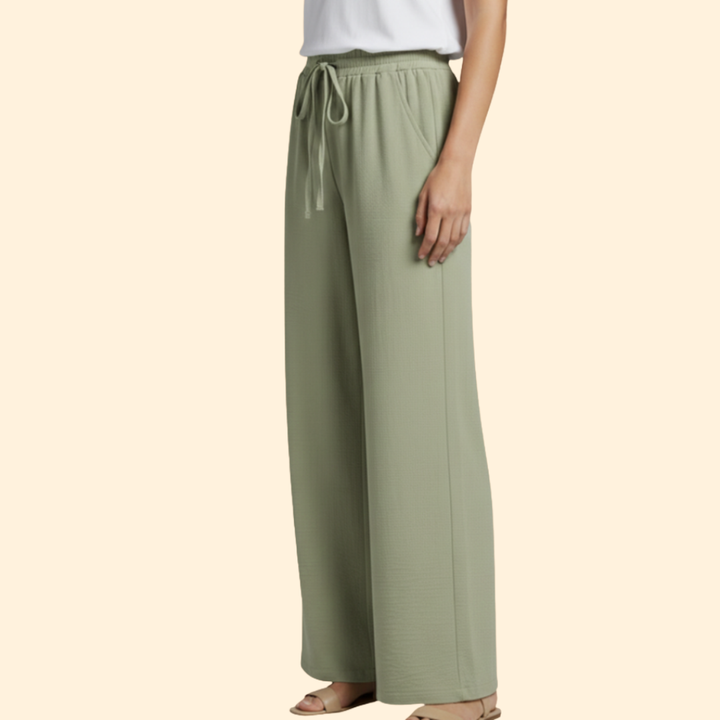 Women’s Casual Trousers with Elastic Waistband