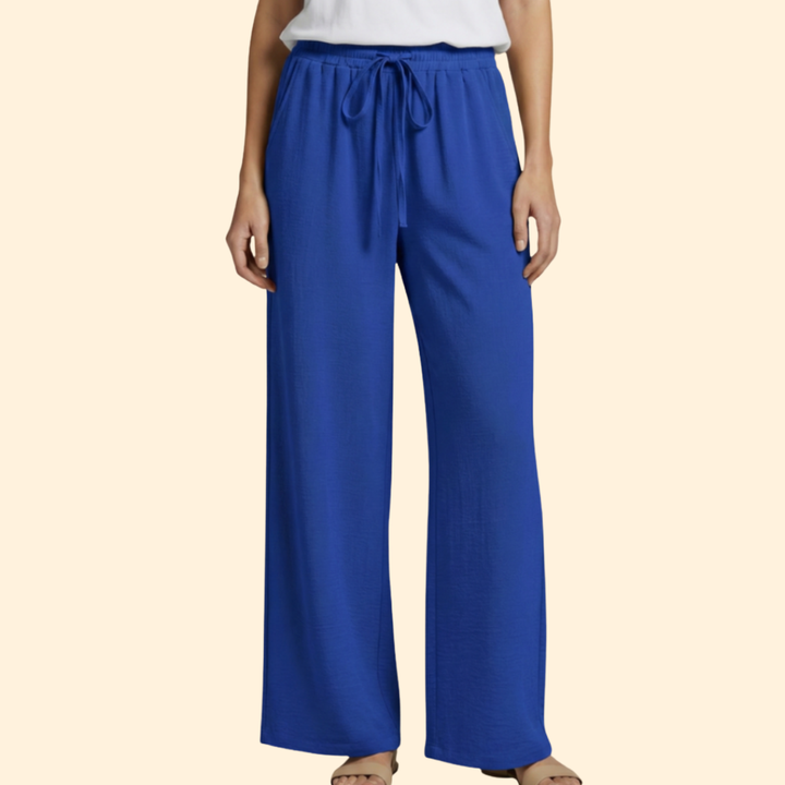 Women’s Casual Trousers with Elastic Waistband