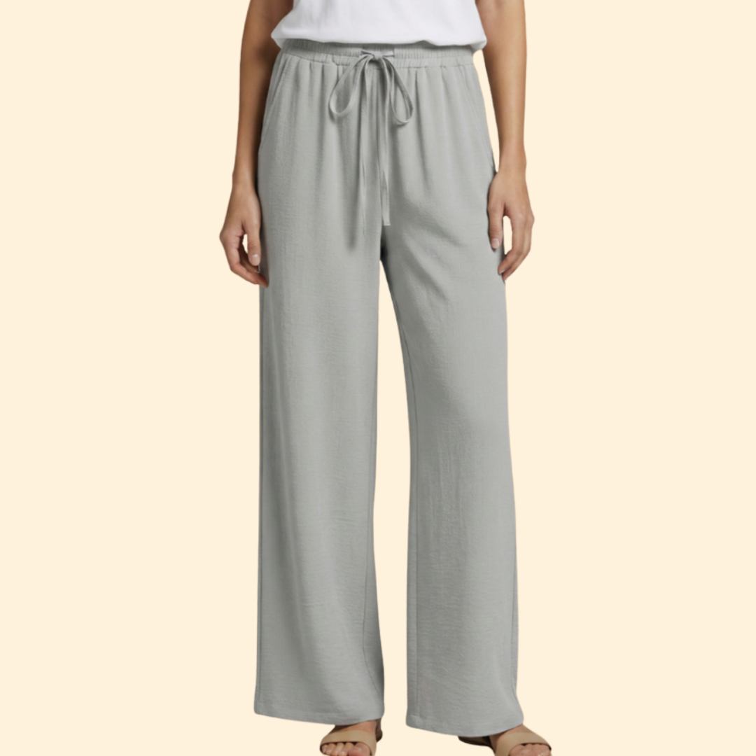 Women’s Casual Trousers with Elastic Waistband
