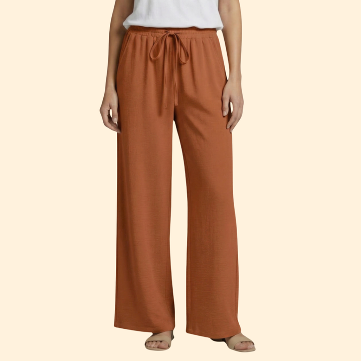 Women’s Casual Trousers with Elastic Waistband