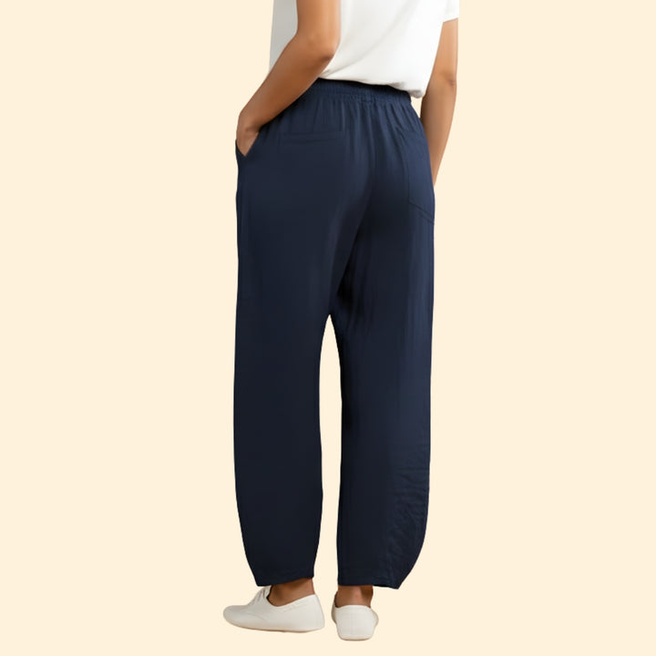 Women's Casual Trousers with Side Pockets