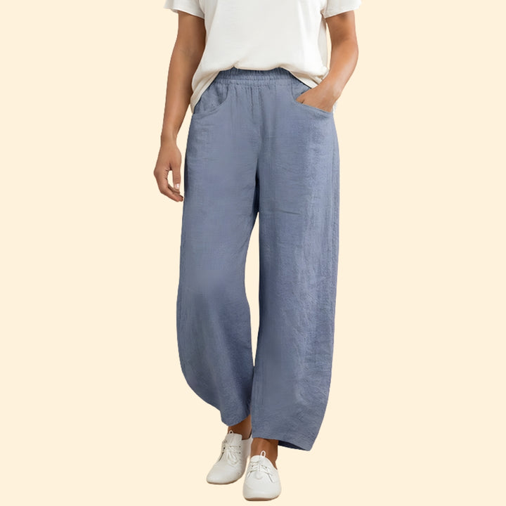 Women's Casual Trousers with Side Pockets