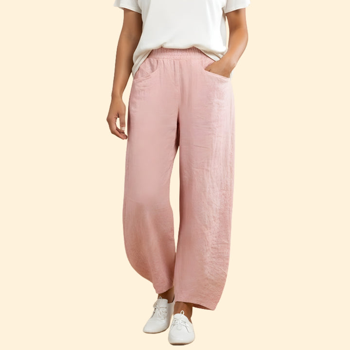Women's Casual Trousers with Side Pockets