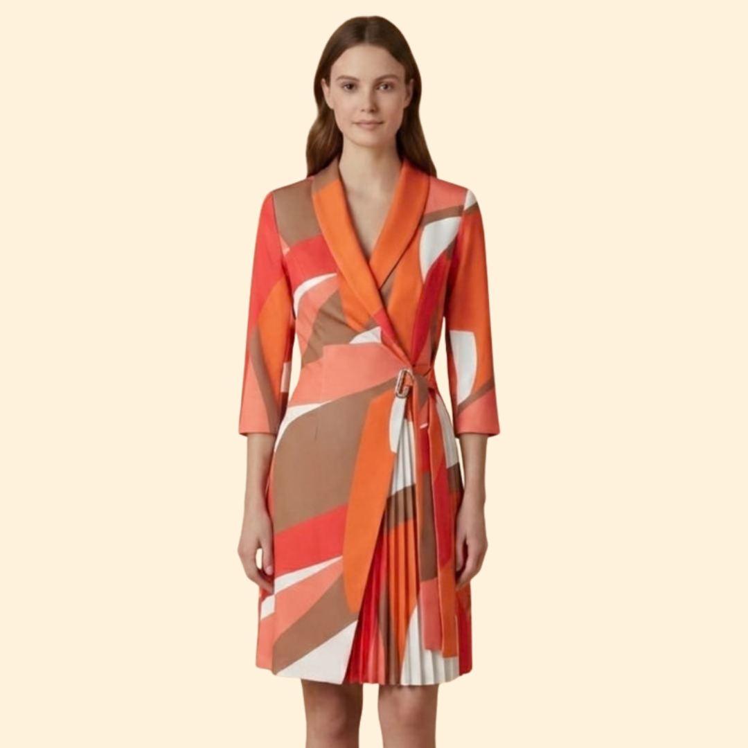 Women's Chic Belted Dress