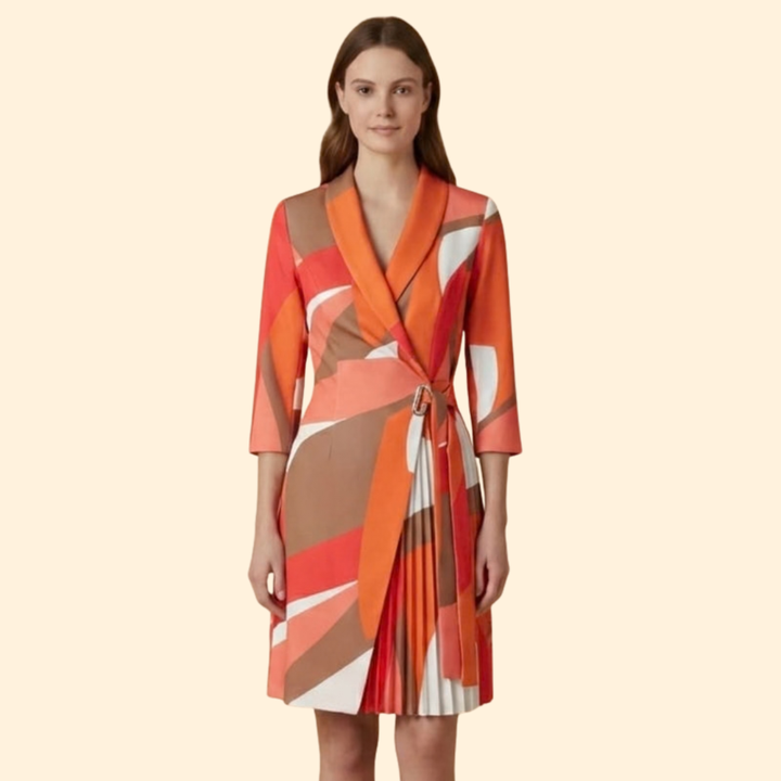 Women's Chic Belted Dress