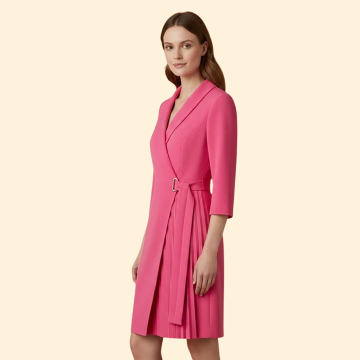 Women's Chic Belted Dress