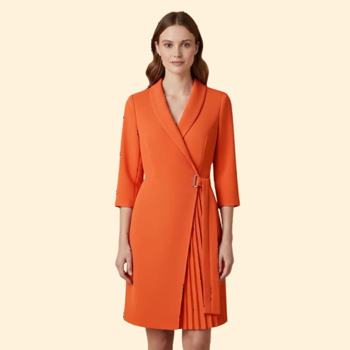 Women's Chic Belted Dress