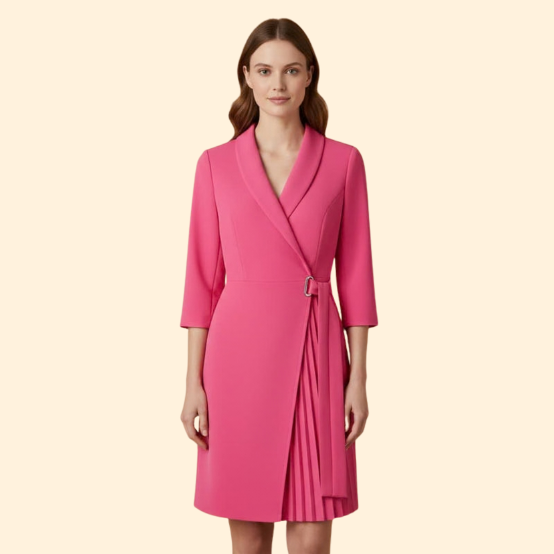 Women's Chic Belted Dress