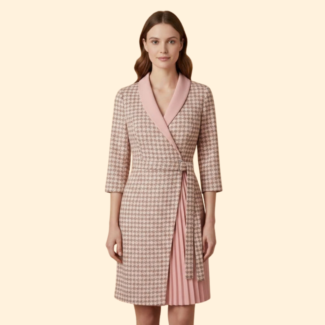 Women's Chic Belted Dress