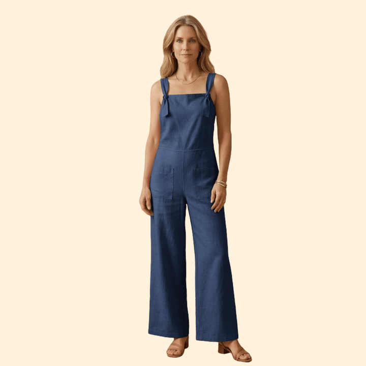 Women’s Casual Jumpsuit with Adjustable Straps