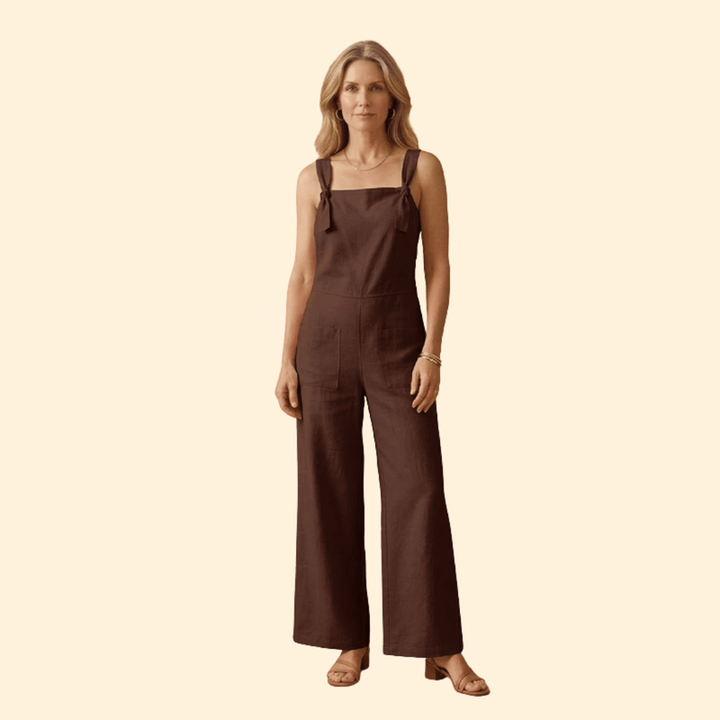 Women’s Casual Jumpsuit with Adjustable Straps