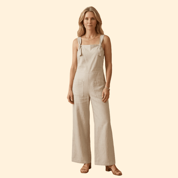 Women’s Casual Jumpsuit with Adjustable Straps