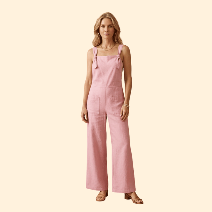 Women’s Casual Jumpsuit with Adjustable Straps