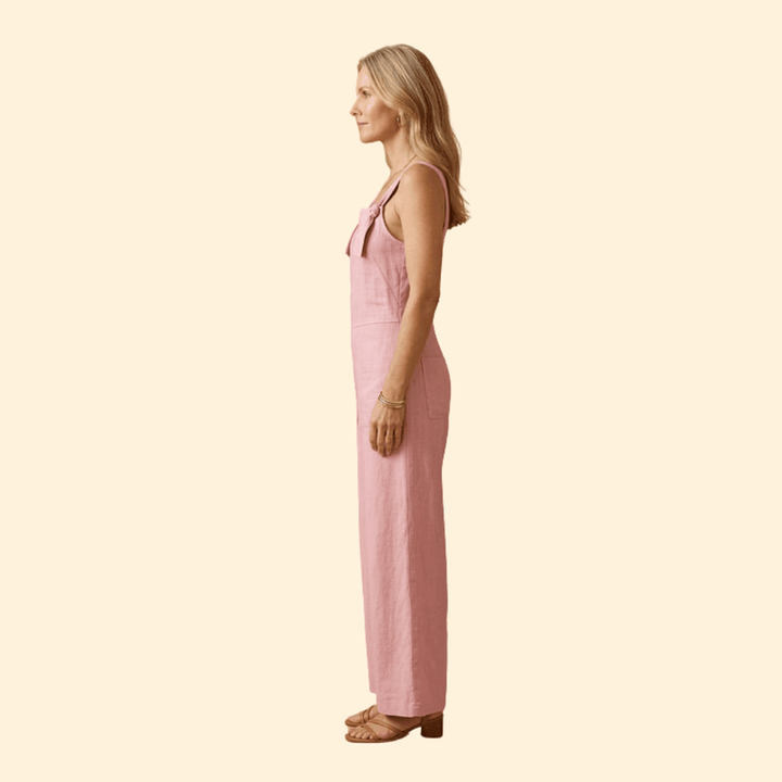 Women’s Casual Jumpsuit with Adjustable Straps