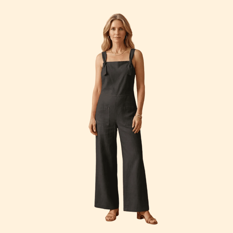 Women’s Casual Jumpsuit with Adjustable Straps